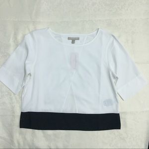 Banana Republic half-sleeve open back top